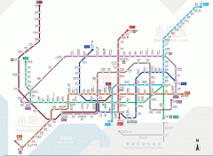 深圳最新地铁线路图，根据地铁找房子